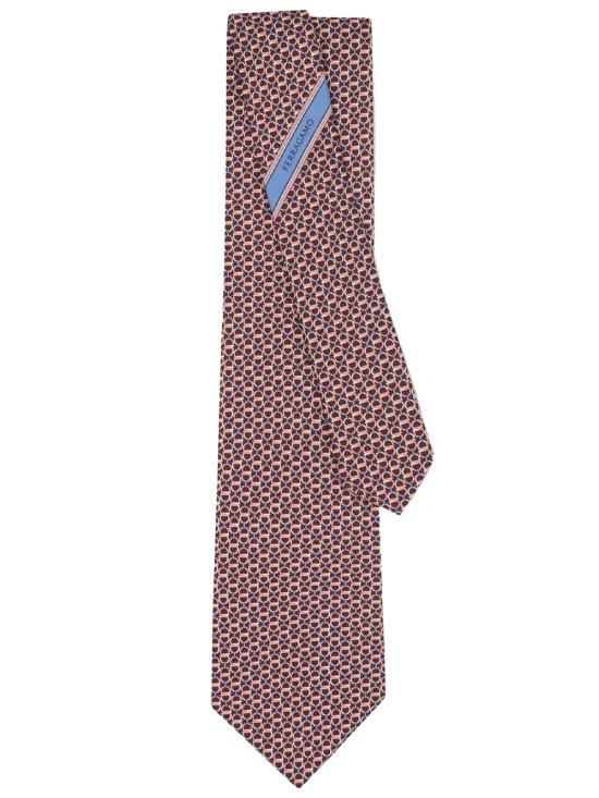 26FW 살바토레 페라가모 넥타이 351446 0794596 PURPLE PATTERNED MEDIUM