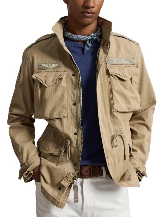 26FW 폴로 랄프로렌 로고 아이코닉 밀리터리 자켓 710961616500 Neutrals - POLO RALPH LAUREN