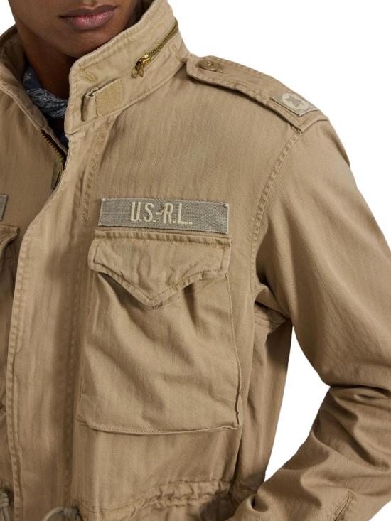 26FW 폴로 랄프로렌 로고 아이코닉 밀리터리 자켓 710961616500 Neutrals - POLO RALPH LAUREN