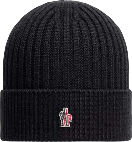 26FW 몽클레어 모자 MONCLERGRENOBLE3B0000104761999LOGOBEANIEBLACK