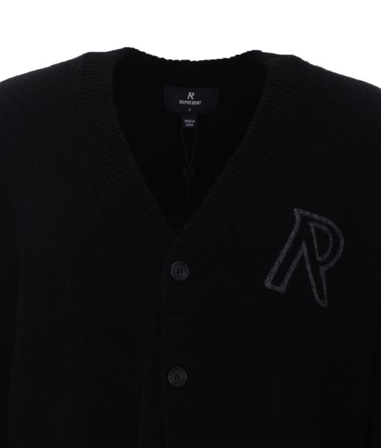26FW 리프레젠트 가디건 MLM101071 BLACK - REPRESENT
