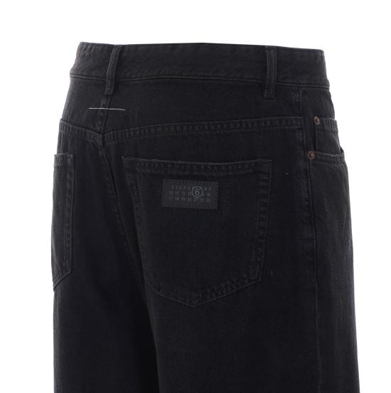 26FW MM6 메종마르지엘라 데님 팬츠 SH0LA0045 M30064963 BLACK - MM6 MAISON MARGIELA