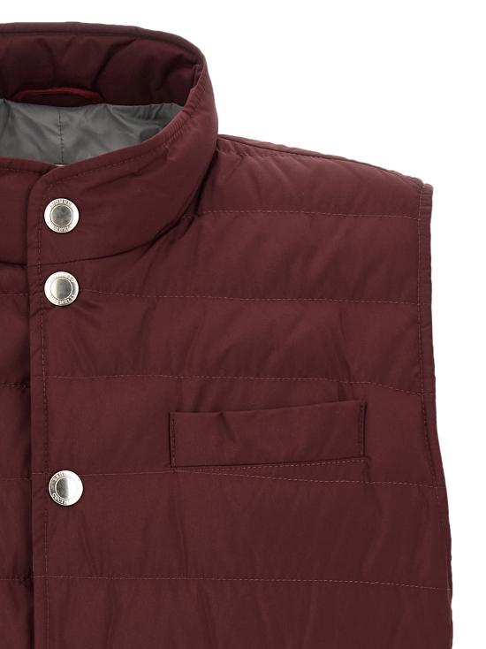 26FW 브루넬로 쿠치넬리 베스트 MV4081711CWB13 Bordeaux - BRUNELLO CUCINELLI