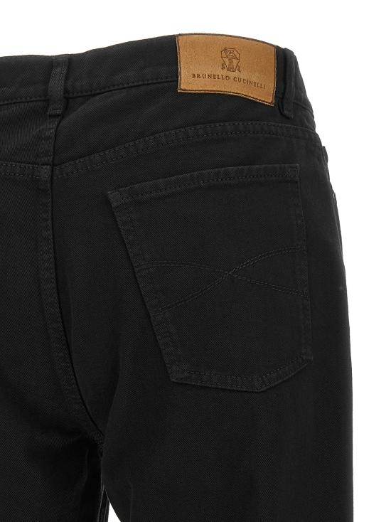 26FW 브루넬로 쿠치넬리 데님 팬츠 M237PO2090C101 Black - BRUNELLO CUCINELLI