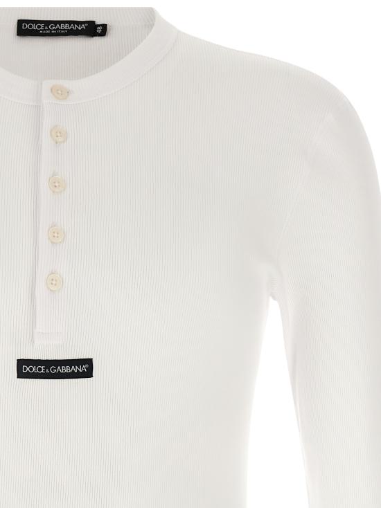 26FW 돌체앤가바나 탑 G8SC4TG7P3IW0800 White - DOLCE & GABBANA