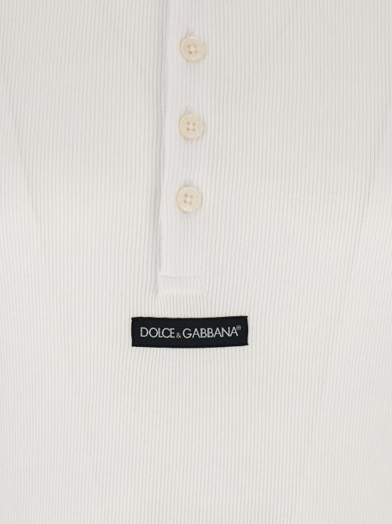 26FW 돌체앤가바나 탑 G8SC4TG7P3IW0800 White - DOLCE & GABBANA