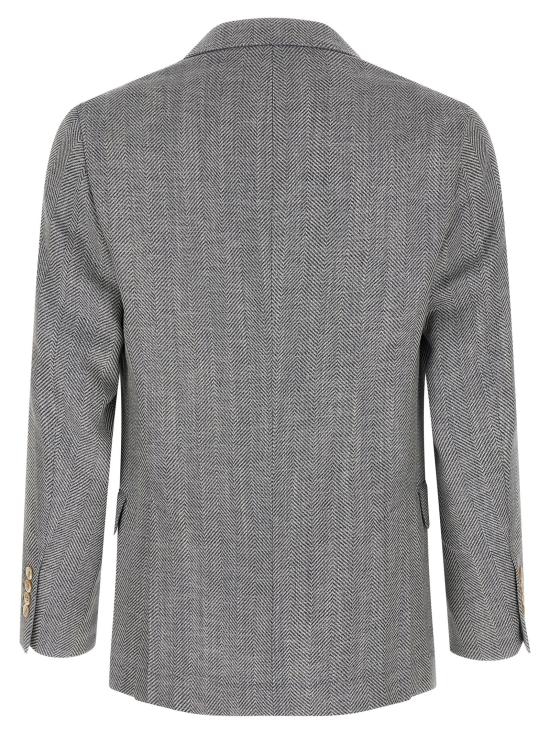26FW 브루넬로 쿠치넬리 수트 자켓 MV4547BTDC004 Gray - BRUNELLO CUCINELLI