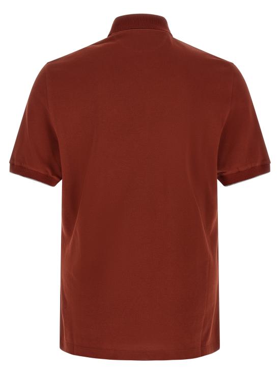 26FW 브루넬로 쿠치넬리 피케 폴로 셔츠 ME8548788CAZ39 Red - BRUNELLO CUCINELLI