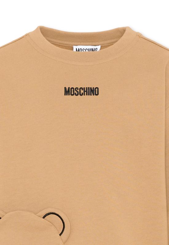 26FW [키즈] 모스키노 니트/스웻셔츠 HMF095 LCA93 20351 BEIGE - MOSCHINO