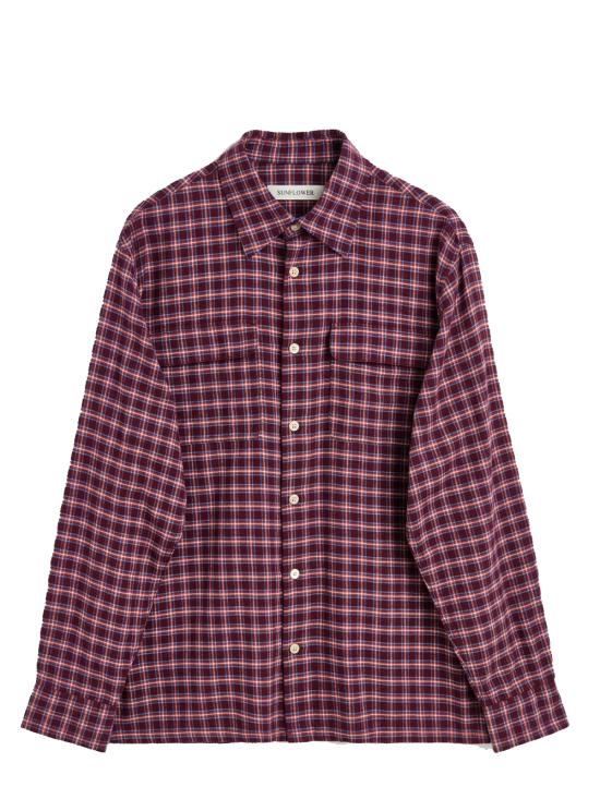 26FW 선플라워 셔츠 1332 690 BURGUNDY