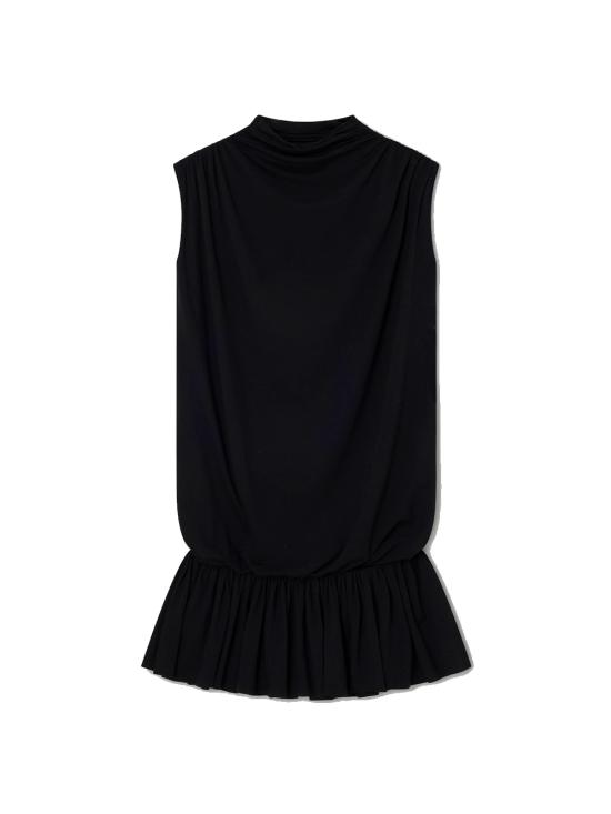 26FW 기마구아스 미디 원피스 RWF2605003 01 BLACK