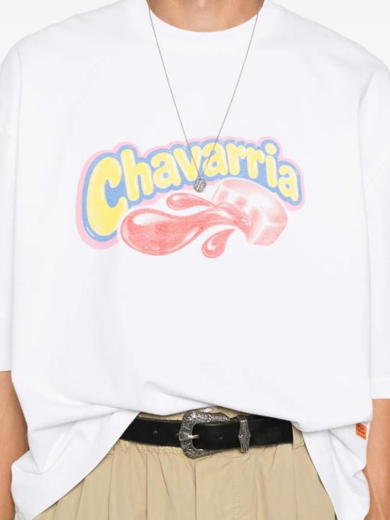 26FW 윌리 차바리아 반팔 티셔츠 MUJTE009 061N 000 WHITE - WILLY CHAVARRIA