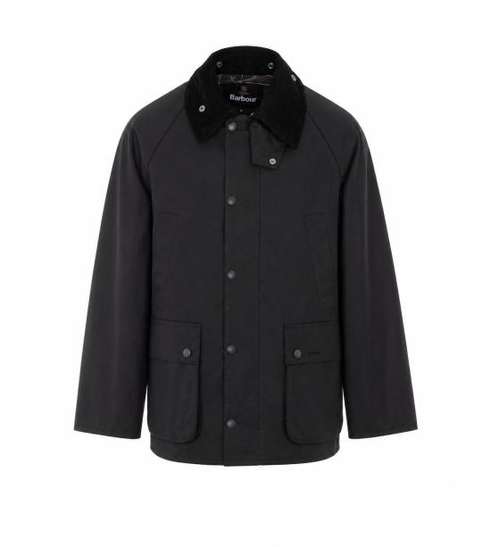 26FW 바버 오버사이즈 비데일 왁스 자켓 MWX1679 BK91 BLACK