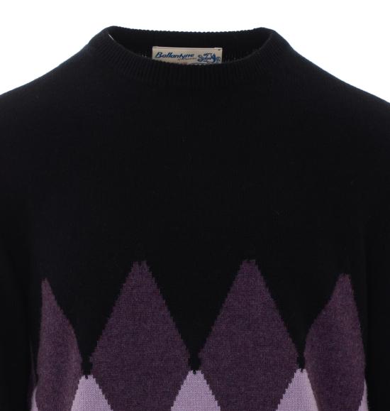 26FW 발렌타인 스웨터 B2P000 7K0A895517 BLACK - BALLANTYNE