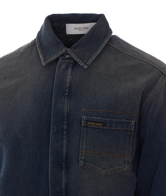 26FW 골든구스 셔츠 GMP02757 P00265450100 BLUE - GOLDEN GOOSE