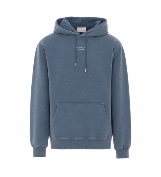 26FW 드롤드무슈 긴팔 티셔츠 HO161 CO127DGR BLUE
