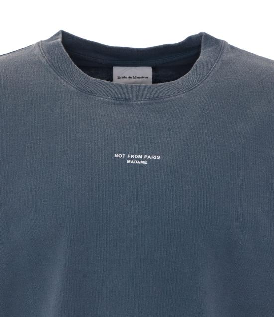 26FW 드롤드무슈 반팔 티셔츠 TS202 CO248DGR GREY - DROLE DE MONSIEUR