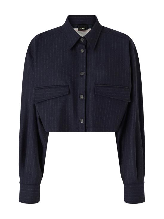 26FW 핑코 셔츠 107707 A3MCEI1 BLUE GREY