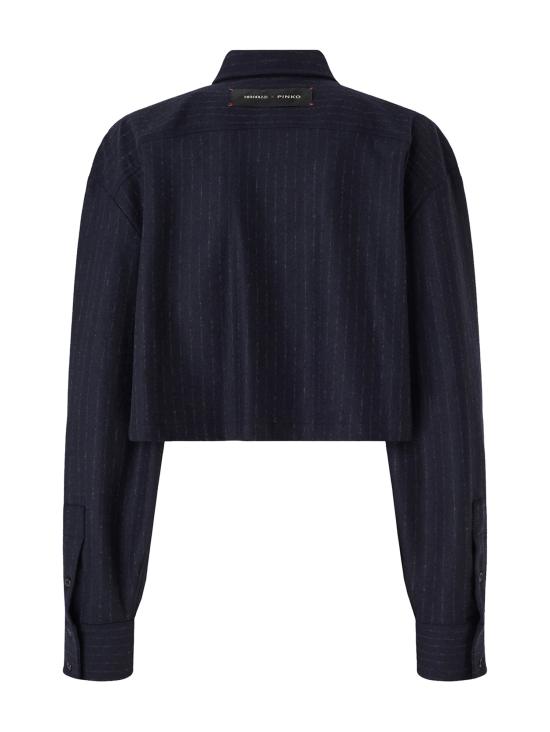 26FW 핑코 셔츠 107707 A3MCEI1 BLUE GREY - PINKO