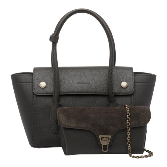 26FW 코치넬리 토트백 E1 VGE 18 02 01W25 BROWN - COCCINELLE