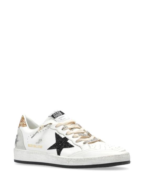 26FW 골든구스 글리터 스타 볼스타 스니커즈 GWF00117 F00611810750 WHITE BLACK - GOLDEN GOOSE