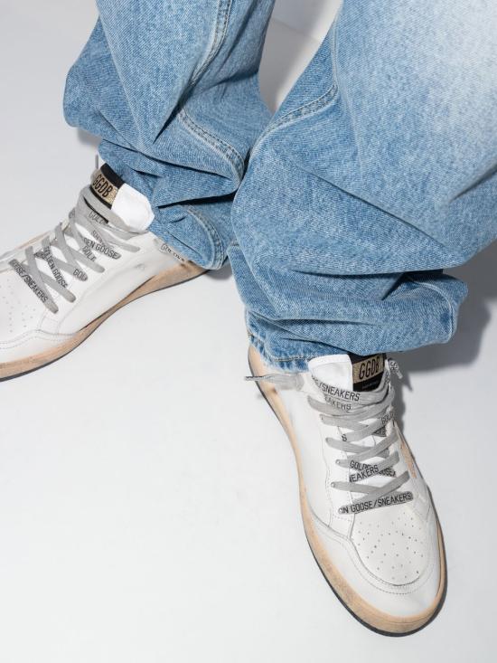  골든구스 볼스타 스니커즈 GWF00117 F00078380608 MILK GOLD - GOLDEN GOOSE