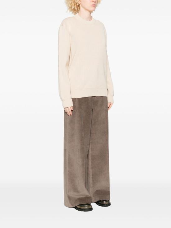 26FW 골든구스 Golden 레터링 스웨터 GWP00951 P00197255550 TRAVERTINE - GOLDEN GOOSE
