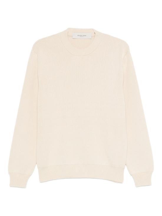 26FW 골든구스 Golden 레터링 스웨터 GWP00951 P00197255550 TRAVERTINE