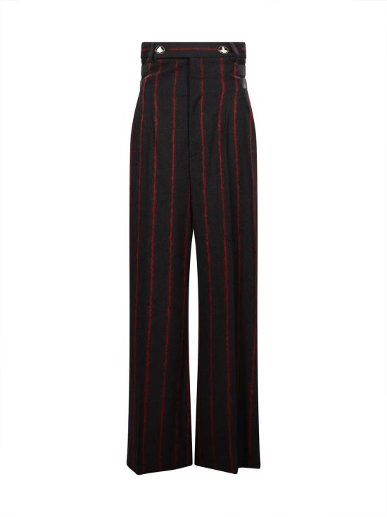 26FW 비비안웨스트우드 스트레이트 팬츠 1F01001MW01NF P211 CHARCOAL RED
