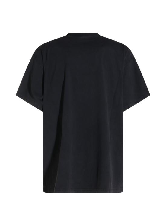 26FW 발렌시아가 반팔 티셔츠 850345 TVVK21041 FADED WASHED BLACK - BALENCIAGA