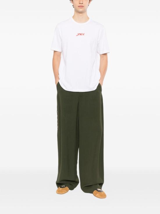 26FW JW앤더슨 반팔 티셔츠 JT0359 PG1937001 WHITE - JW ANDERSON