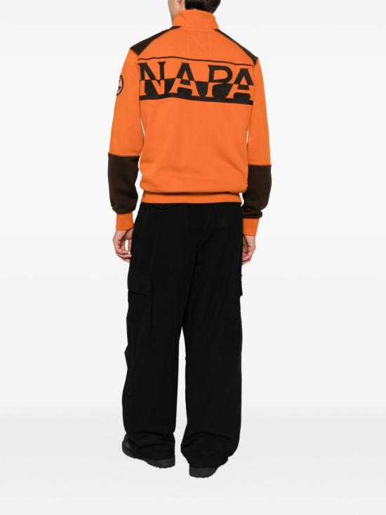 26FW 나파피리 긴팔 티셔츠 NP0A8AFN MRZ1 ORANGE BLACK - NAPAPIJRI