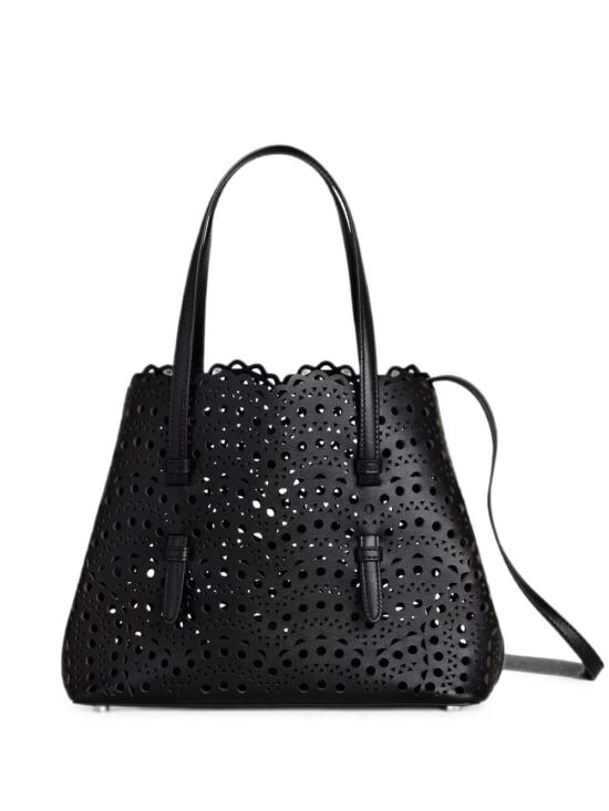 26FW 알라이아 비엔 웨이브 럭스 카프스킨 미나 25 백 AA1S06725I251 999 BLACK