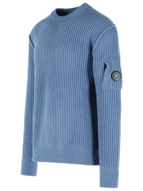 26FW 씨피 컴퍼니 스웨터 21CMKN105A 110149A871 Blue - C.P. COMPANY