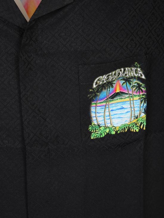 26SS 카사블랑카 셔츠 MSP26SH003 09 Black - CASABLANCA