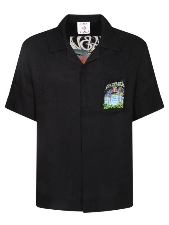 26SS 카사블랑카 셔츠 MSP26SH003 09 Black