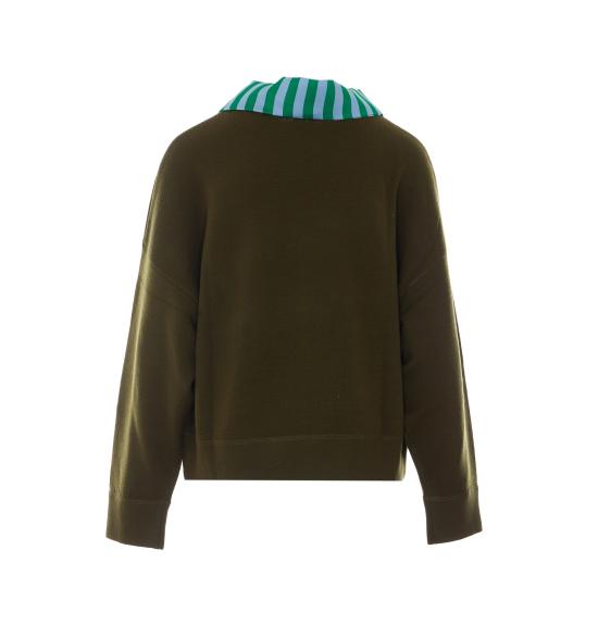 26FW 에센셜앤트워프 스웨터 KURTIS KM26 GREEN - ESSENTIEL ANTWERP