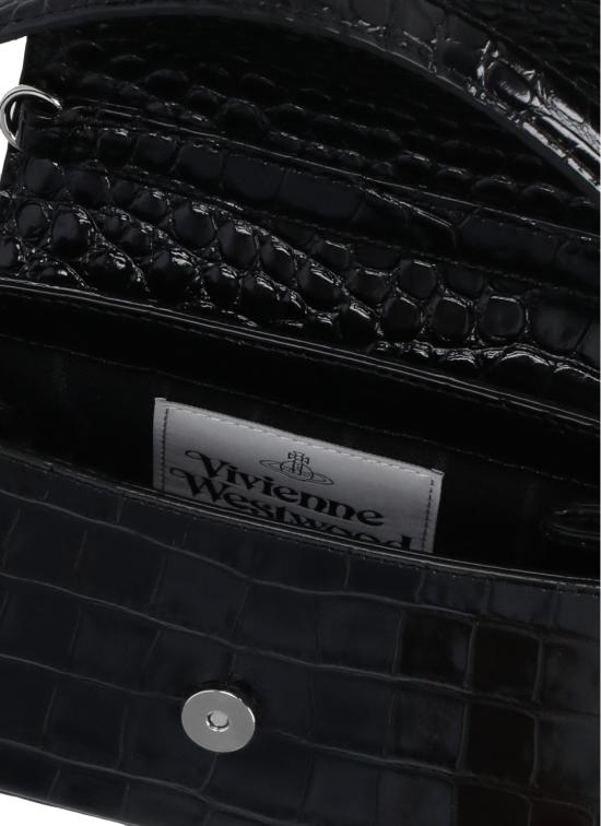 26FW 비비안웨스트우드 헤이즐 스몰 핸드백 4603000WW L0098N401 BLACK - VIVIENNE WESTWOOD