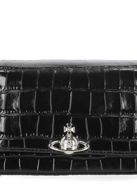 26FW 비비안웨스트우드 헤이즐 스몰 핸드백 4603000WW L0098N401 BLACK - VIVIENNE WESTWOOD