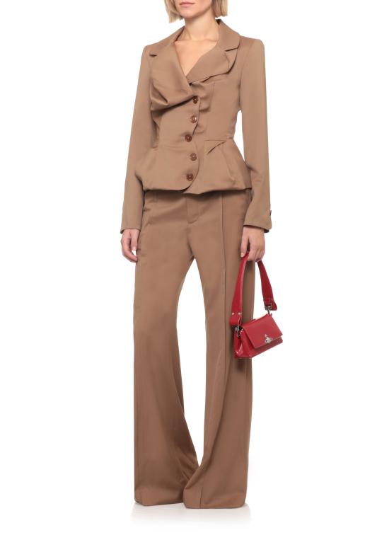 26FW 비비안웨스트우드 헤이즐 스몰 핸드백 4603000WW L00EOH401 RED - VIVIENNE WESTWOOD
