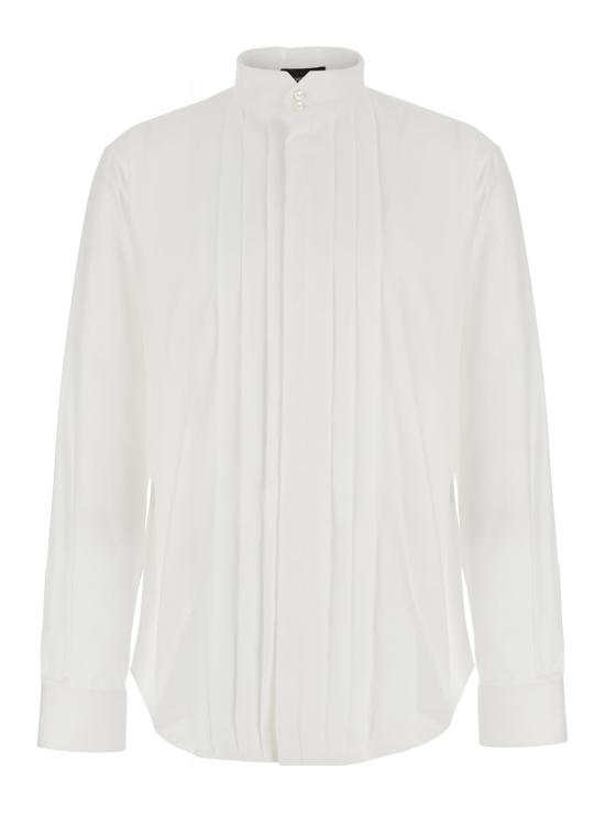 26FW 엠포리오 아르마니 셔츠 EM008030TE24798U0002 White