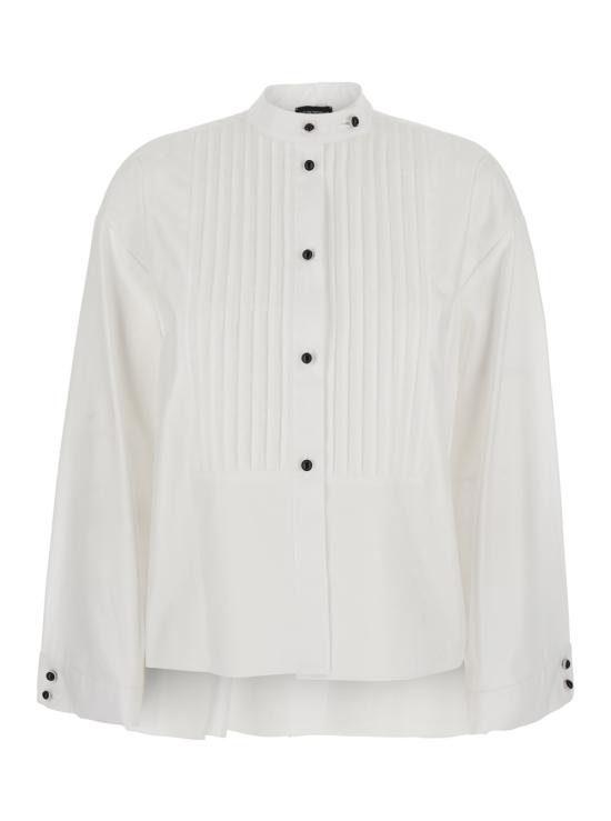 26FW 엠포리오 아르마니 블라우스/셔츠 EW006398AF31480U0002 White