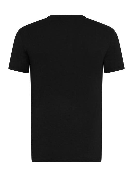 26FW 에르메네질도제냐 반팔 티셔츠 N3M201860 001 BLACK - ERMENEGILDO ZEGNA