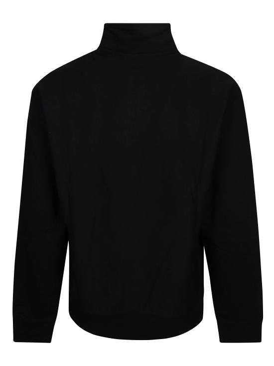 26FW 칼하트 하프 집 아메리칸 스크립트 스웨트셔츠 I027014 89XX NERO - CARHARTT
