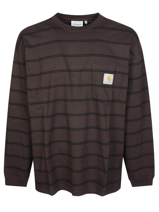 26FW 칼하트 긴팔 티셔츠 I037271 3VQGD MARRONE