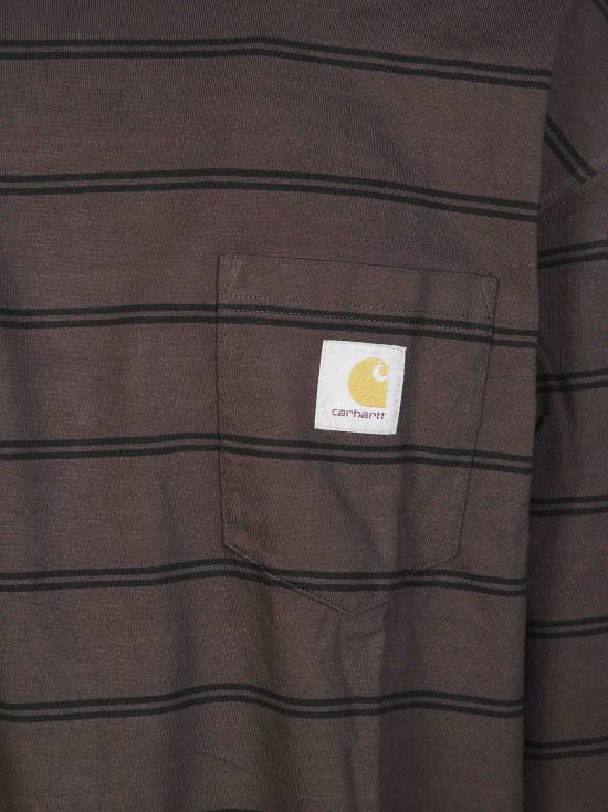 26FW 칼하트 긴팔 티셔츠 I037271 3VQGD MARRONE - CARHARTT