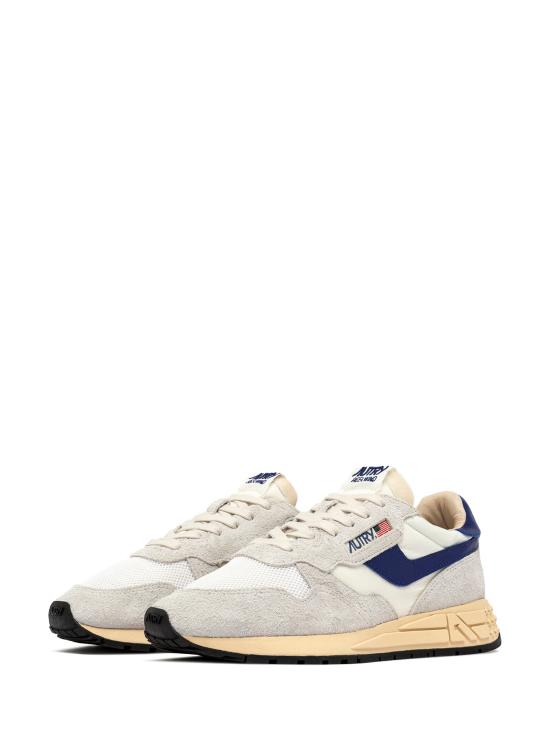 26FW 오트리 릴윈드 로우 나일론 스웨이드 스니커즈 WWLM UT01 SUEDE NET WHT LIMOGES - AUTRY