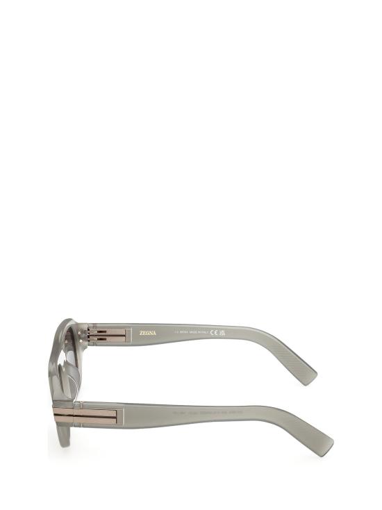 26FW 에르메네질도제냐 선글라스 EZ0304 20D SHINY GREY SMOKE POLARIZED - ERMENEGILDO ZEGNA