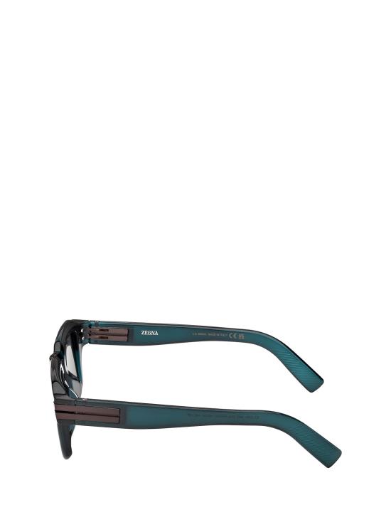 26FW 에르메네질도제냐 선글라스 EZ0283 96D SHINY DARK GREEN - ERMENEGILDO ZEGNA