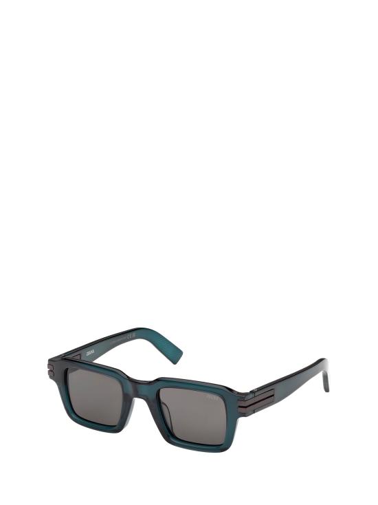 26FW 에르메네질도제냐 선글라스 EZ0283 96D SHINY DARK GREEN - ERMENEGILDO ZEGNA